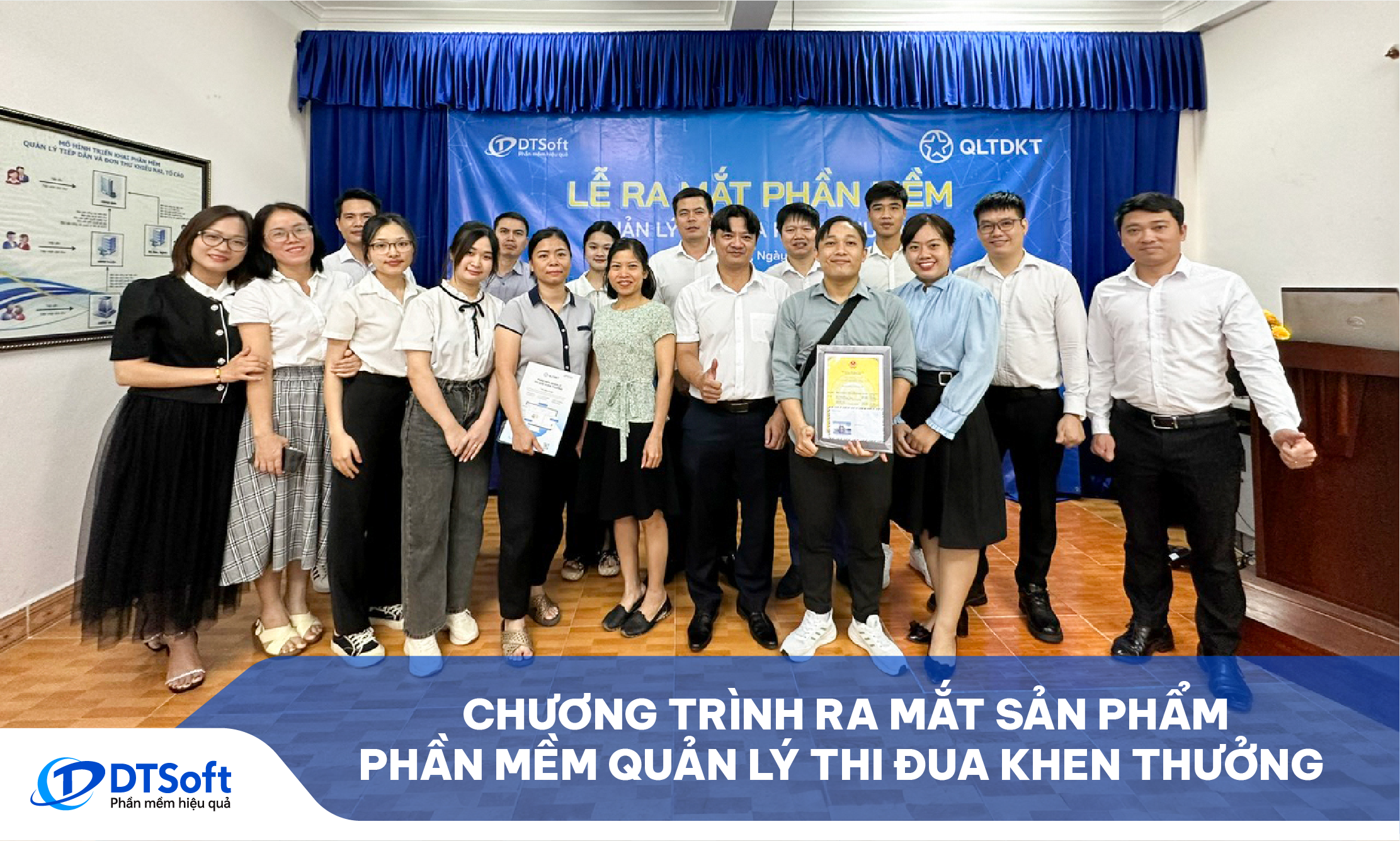 DTSoft Ra mắt PM Quản lý thi đua khen thưởng - Tối ưu năng suất, đa dạng nghiệp vụ, tính năng