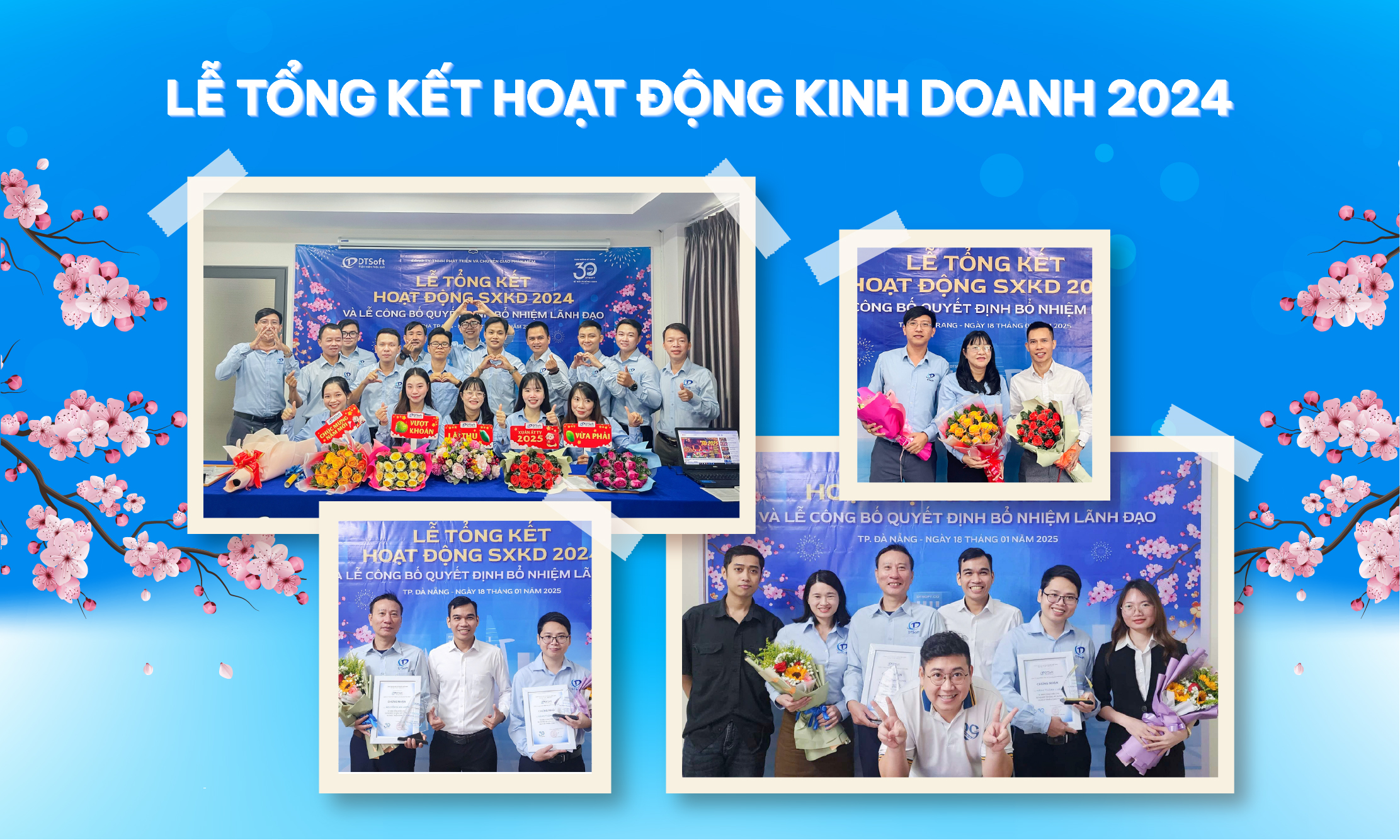 DTSoft tổ chức Lễ tổng kết hoạt động kinh doanh năm 2024