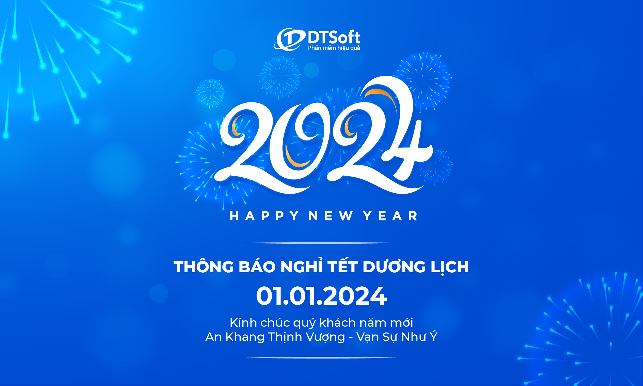 THÔNG BÁO NGHỈ TẾT DƯƠNG LỊCH 2024