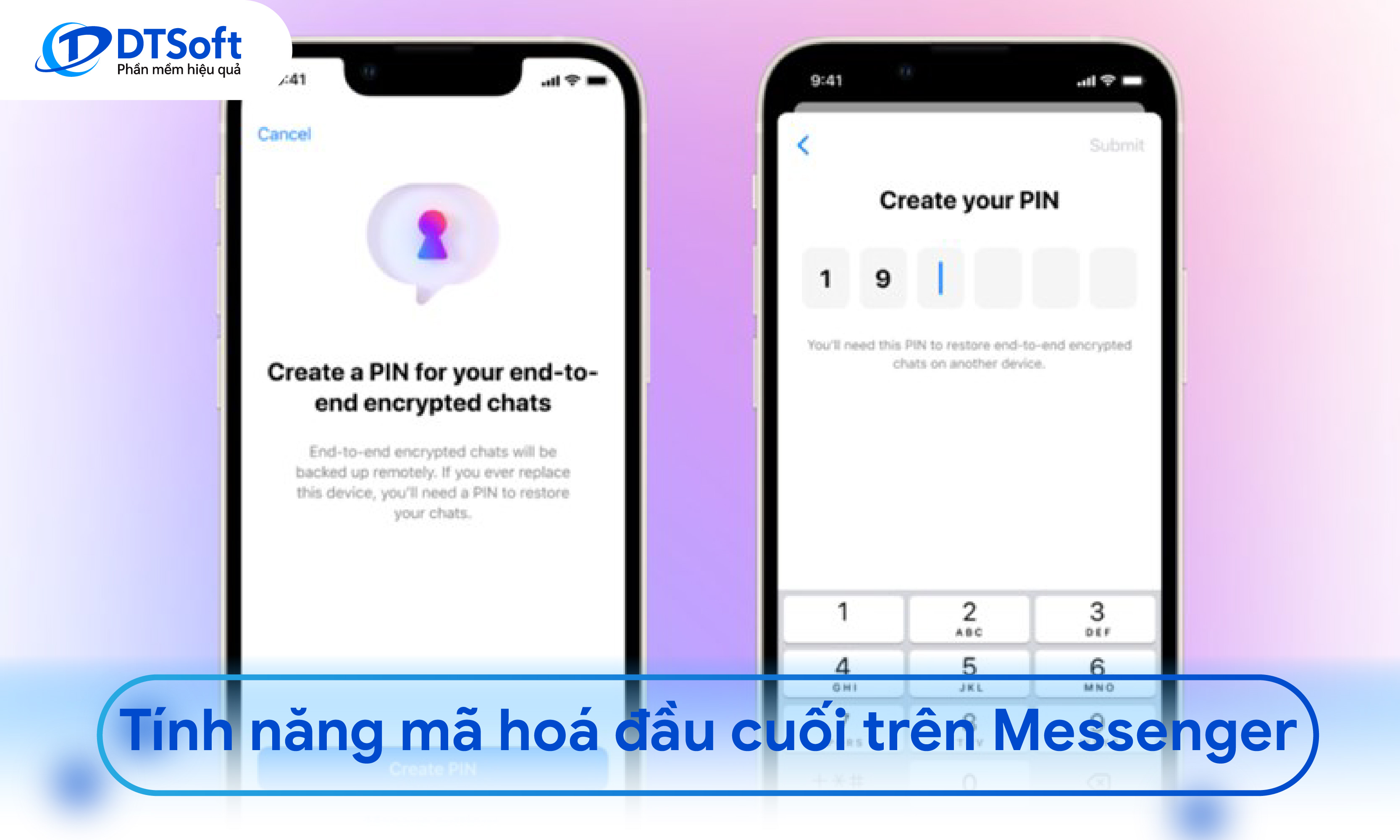 Tính năng mã hoá đầu cuối trên Messenger